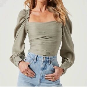 ASTR the Label Green Top